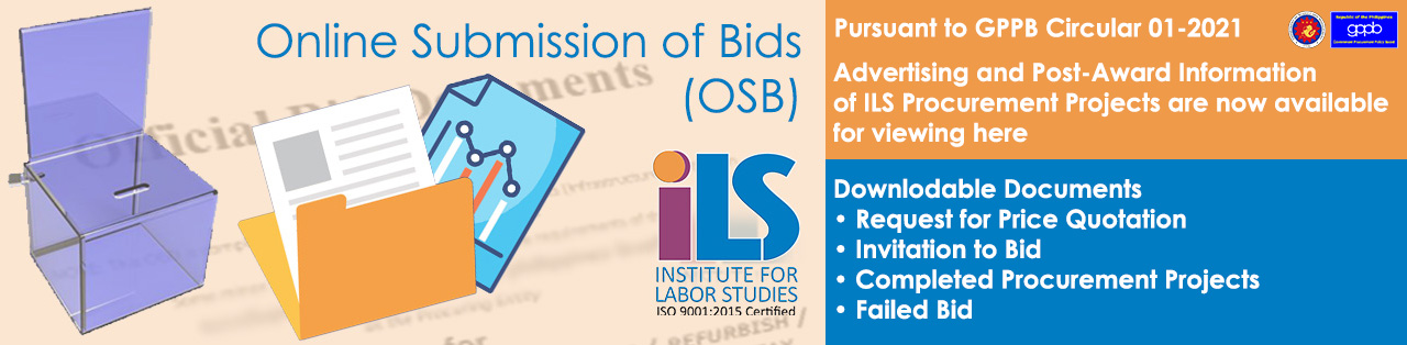 banner of online submission of bids
